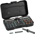 24-in-1 Ratchet Screwdriver Set, Magnetic Precision Bits with Detachable Handle & Case