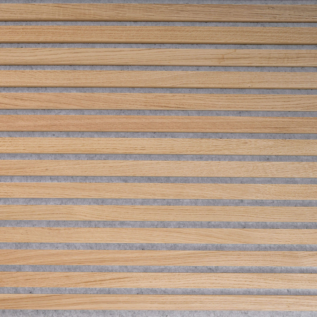 Painel Acústico  240 x 60cm | Carvalho Natural Feltro Cinza