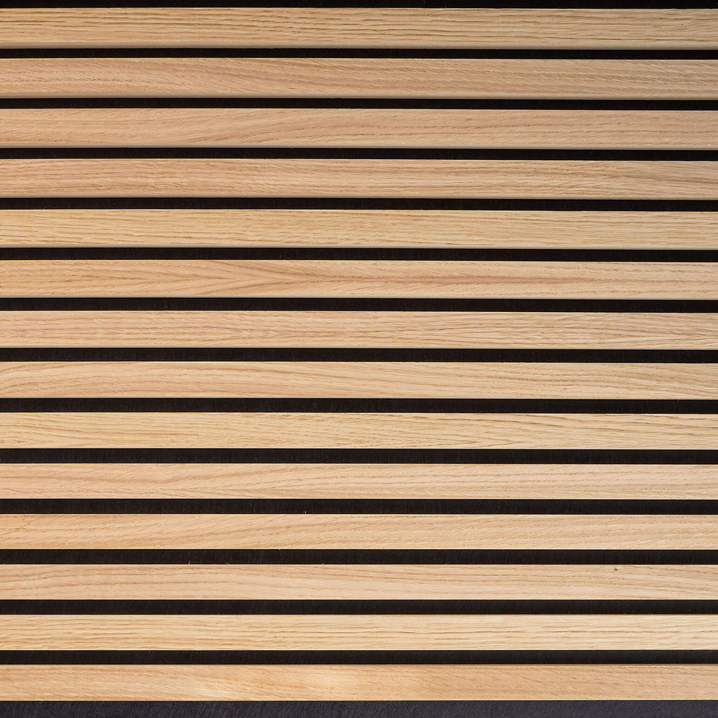 Painel Acústico 60 x 60cm | Carvalho Natural Feltro Preto